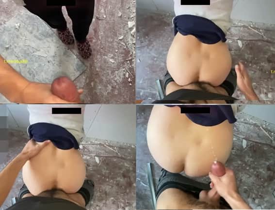 Yenge Sikici Yamuk Sikli Üst Kat İnşaatında #4